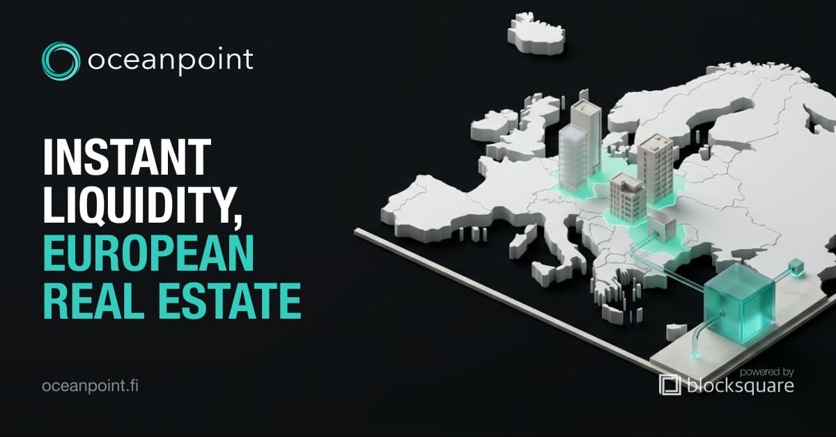 Oceanpoint connecting tokenized European real estate assets with institutional stablecoin liquidity.